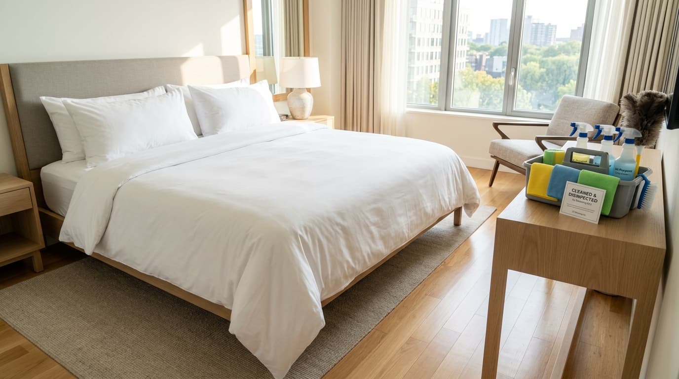 Checklist e protocollo operativo per le pulizie di cambio ospite Airbnb