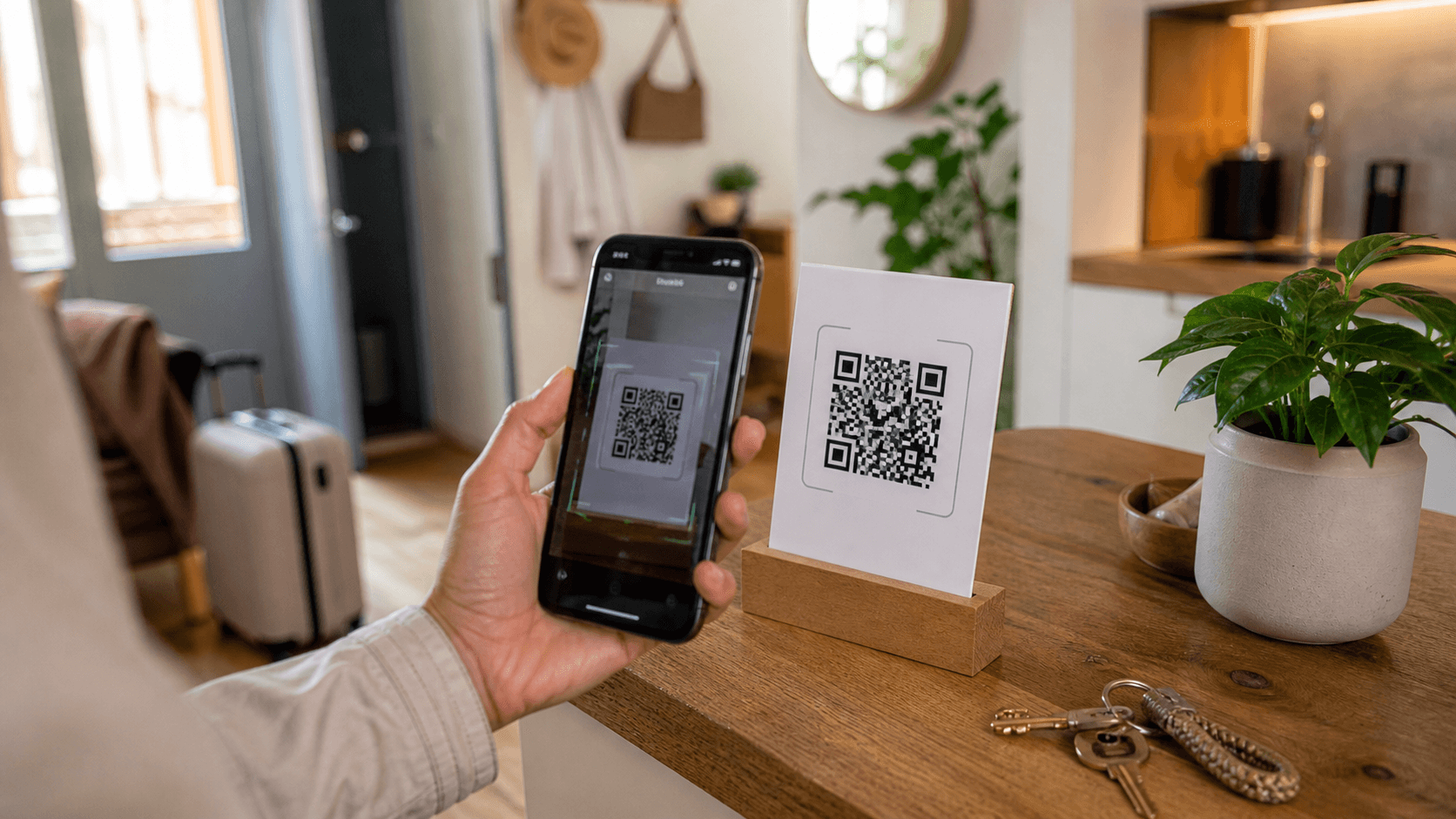 Copertina dell'articolo su come usare i codici QR in un Airbnb per generare azioni concrete