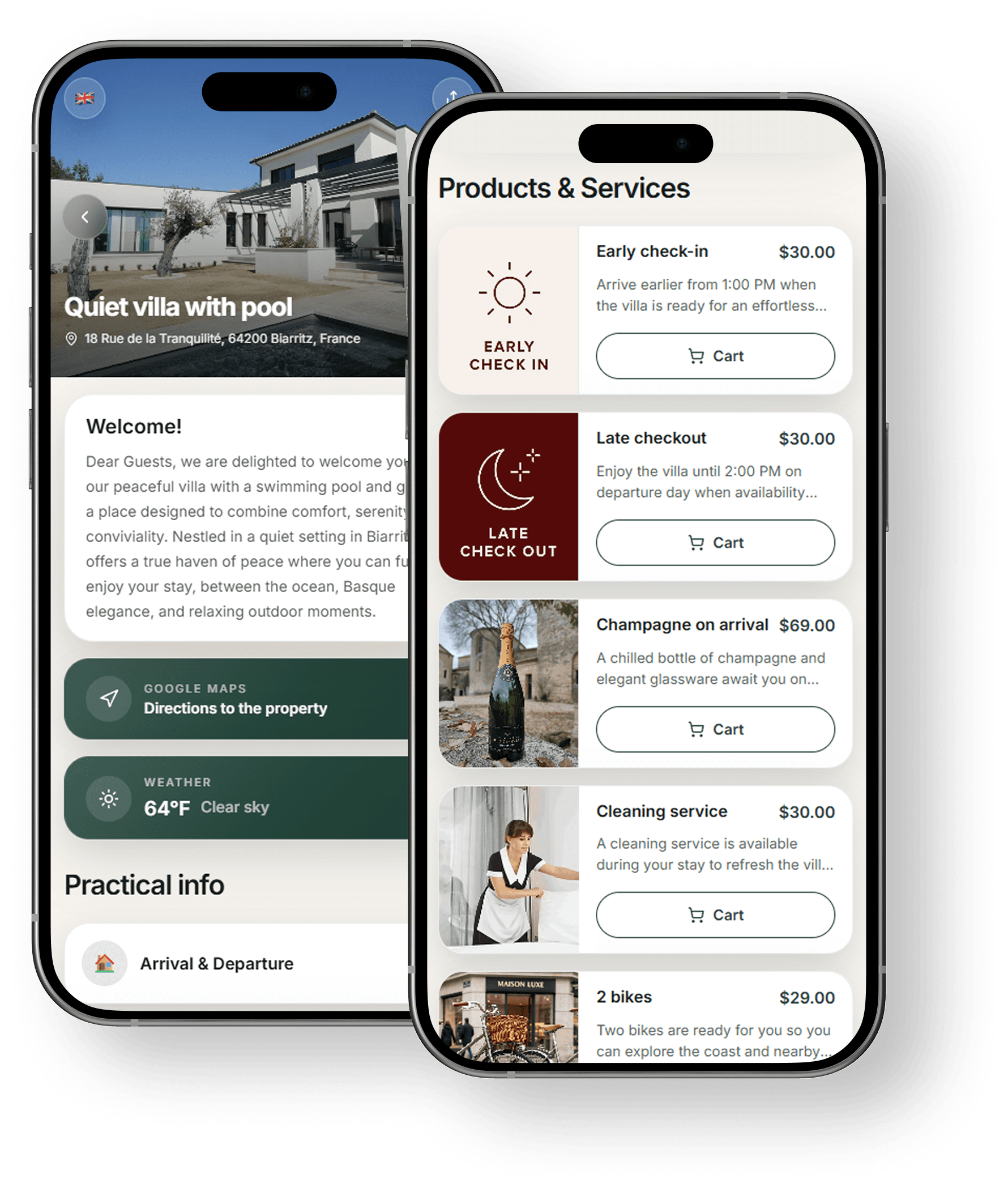 Preview of the Welkodia guest guidebook