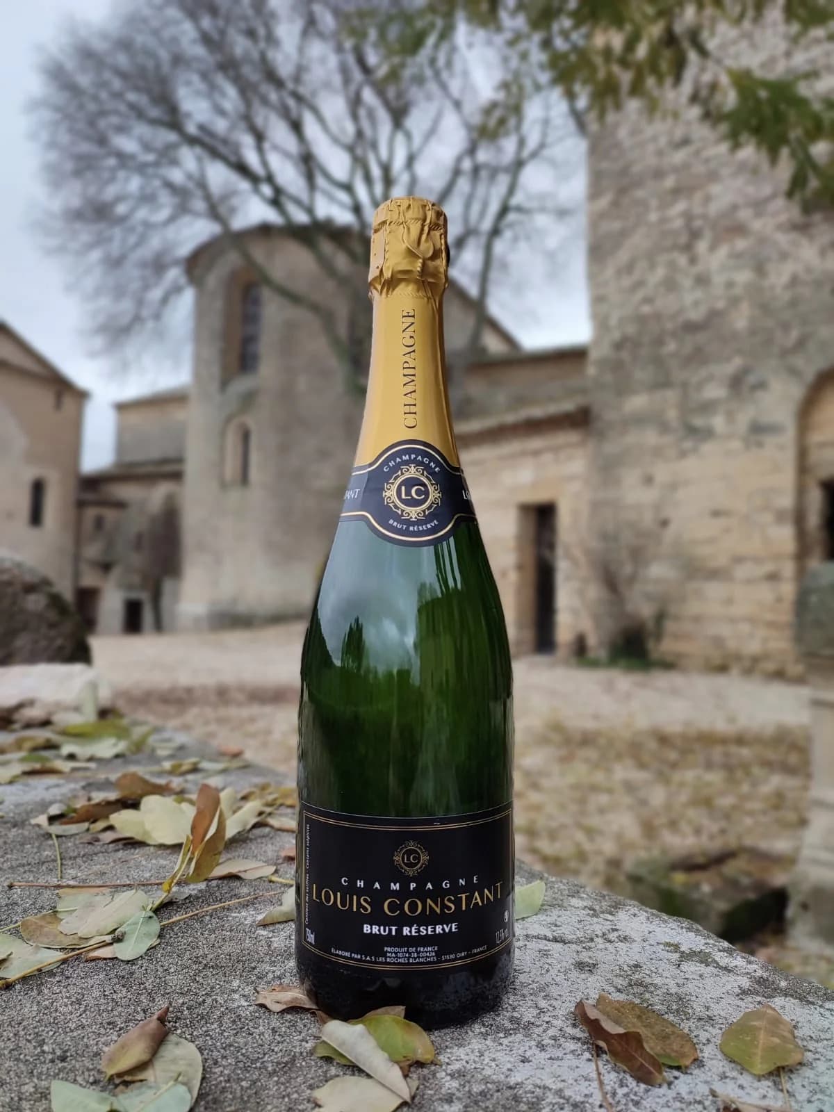 Champagne à l'arrivée