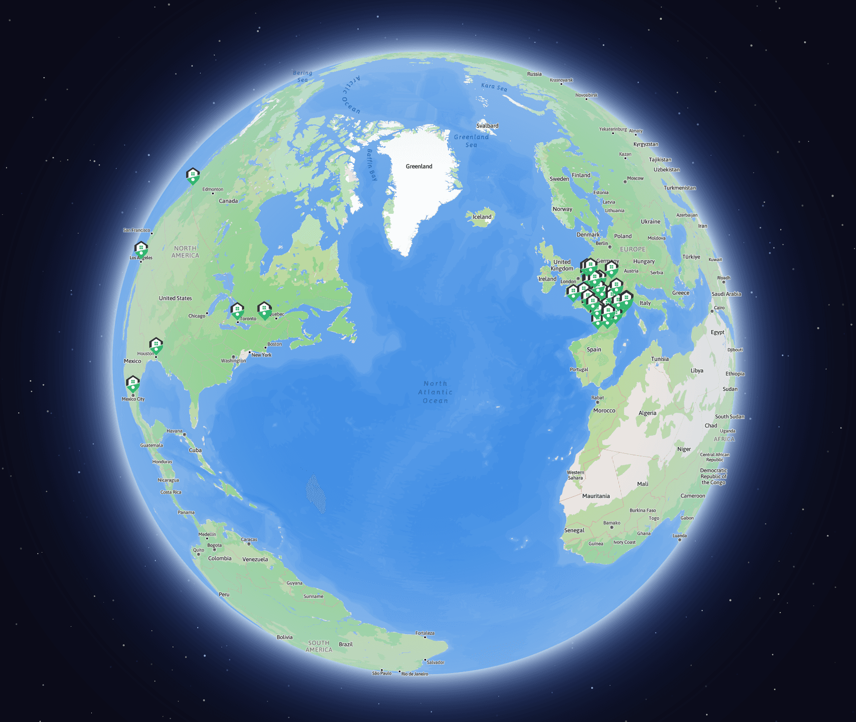 Welkodia map of Airbnb cleaning providers