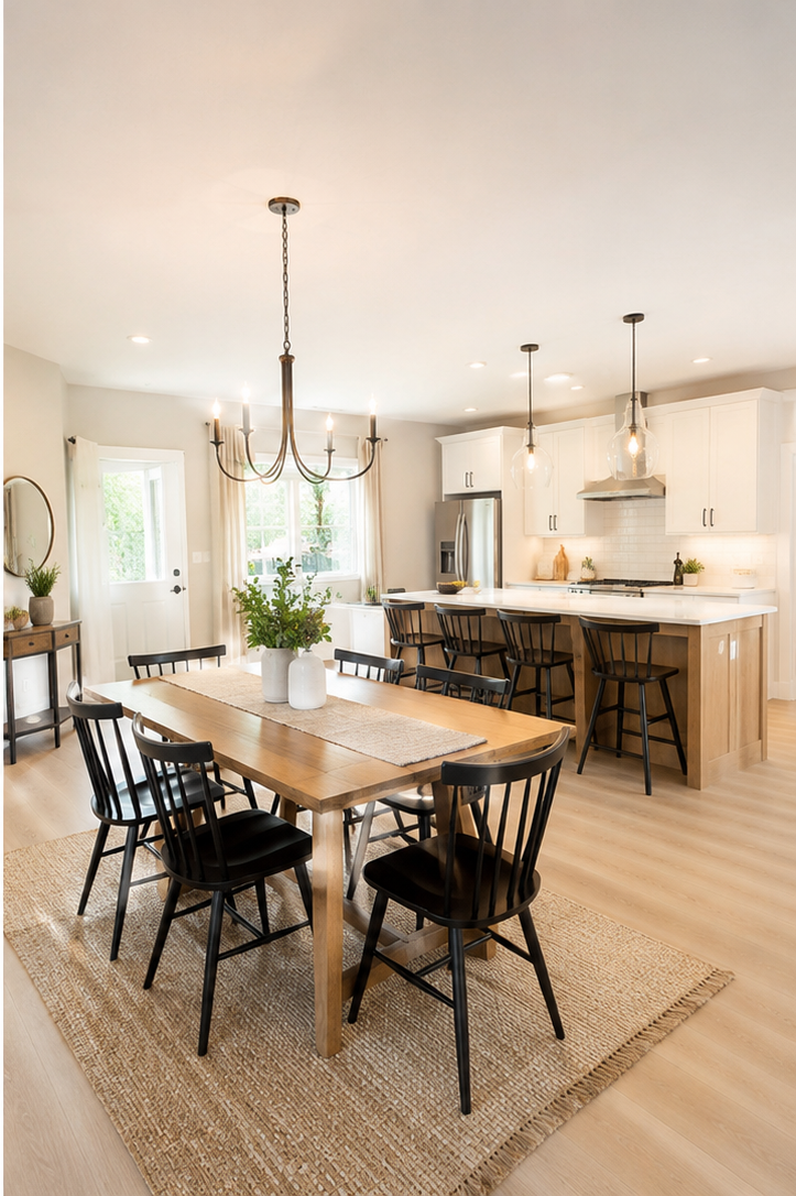 Dining Room & Kitchen - After