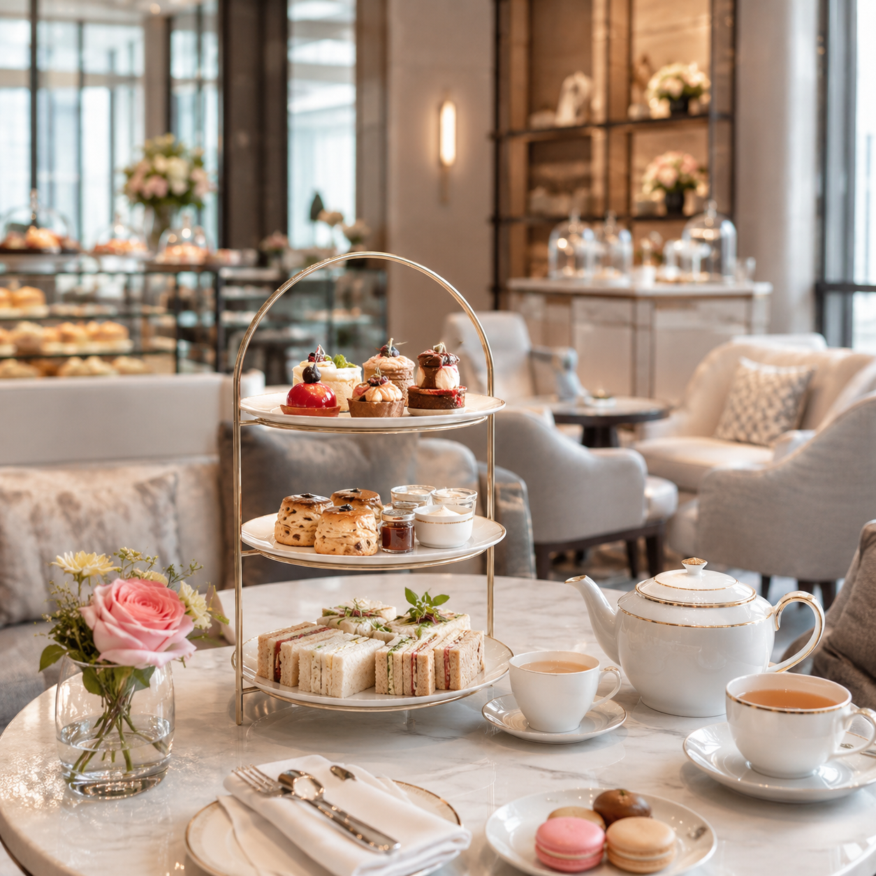 Afternoon tea en Bijou Pâtisserie