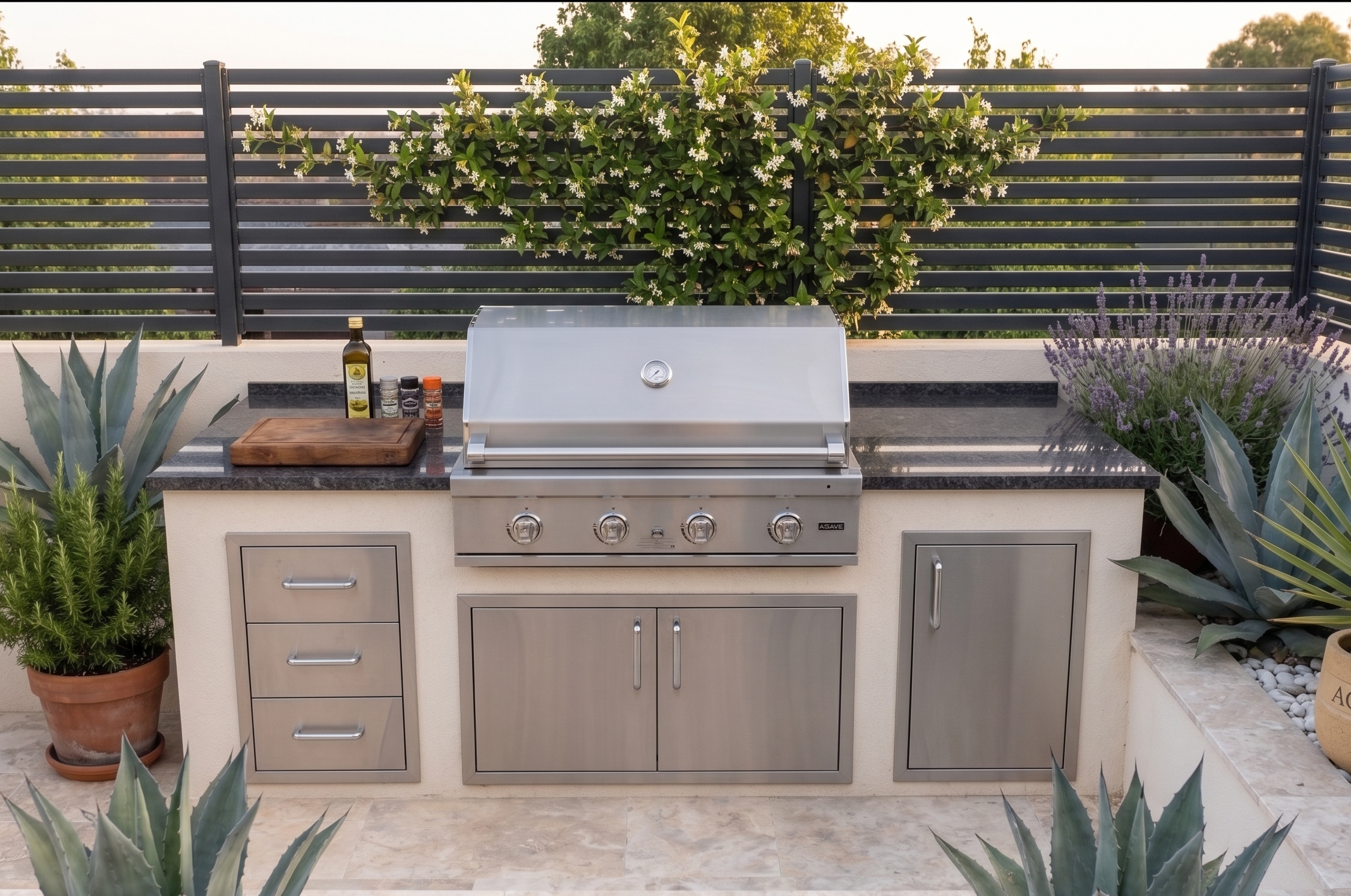 Ready-to-use barbecue