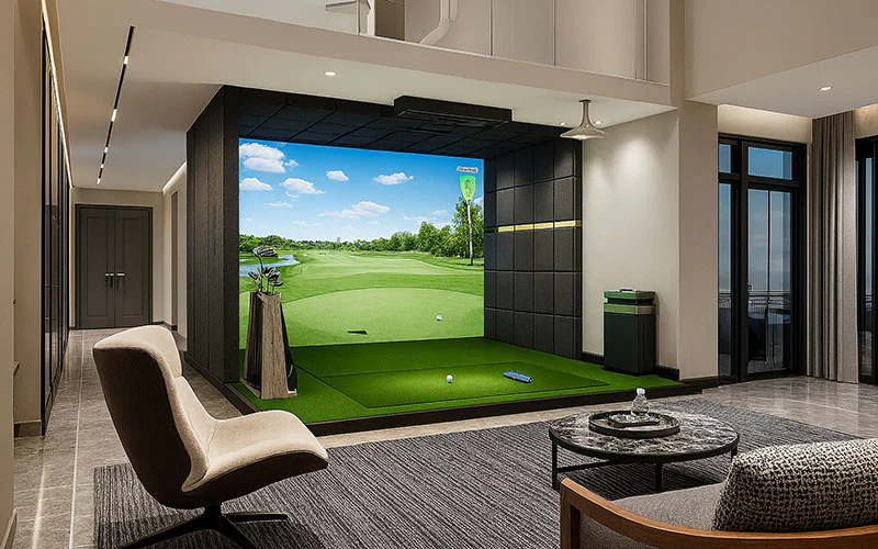 Simulateur de golf