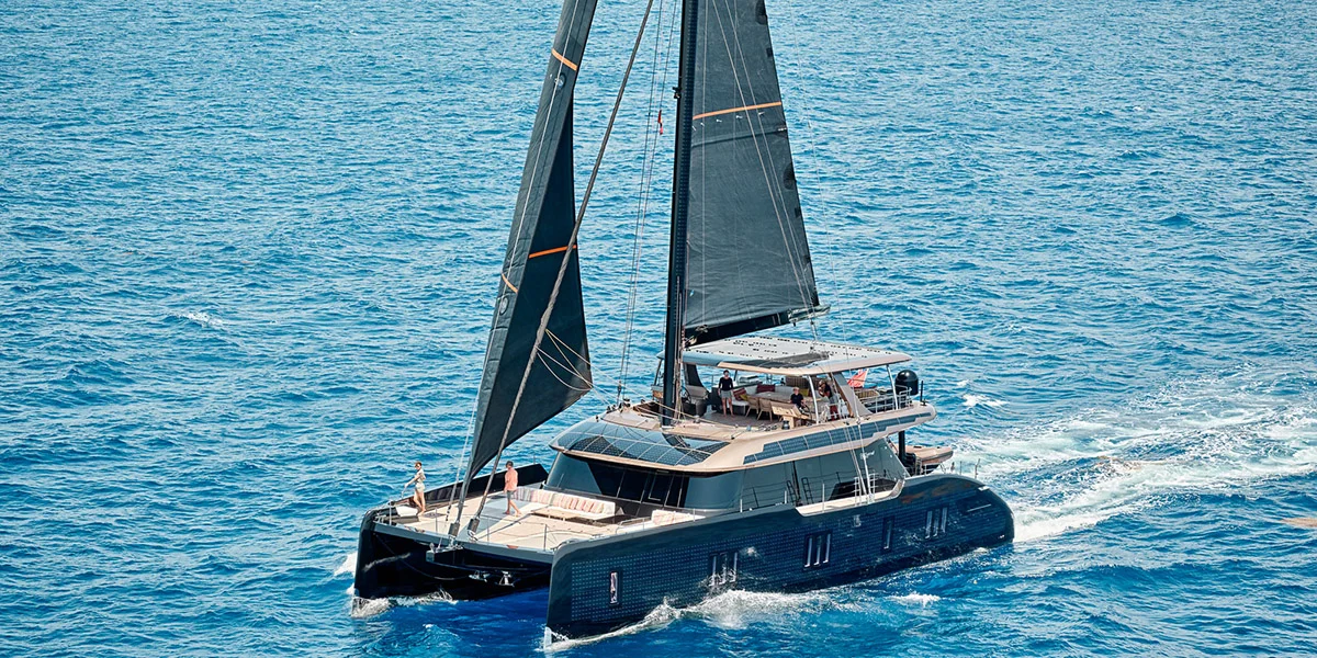 Catamaran boat day